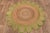 Textile 6'x6' Green Round Jute Scallop Rug For Sale - Image 7 of 10