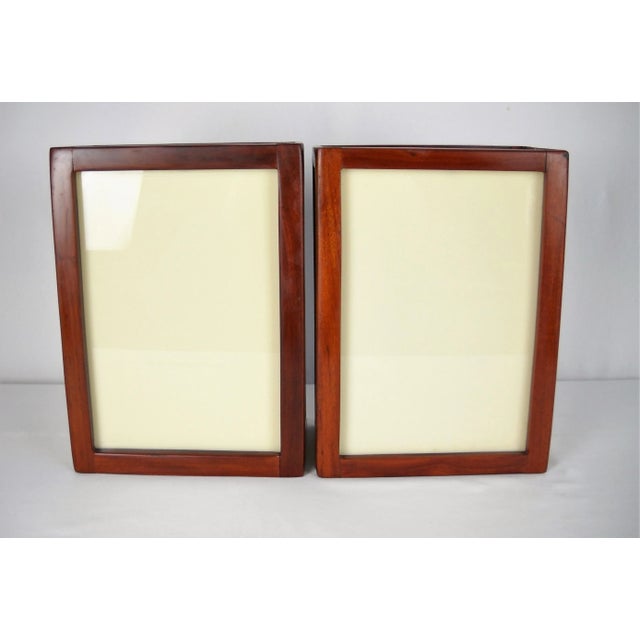 Wood Mid-Century African Teak Sconces, Pair For Sale - Image 7 of 12