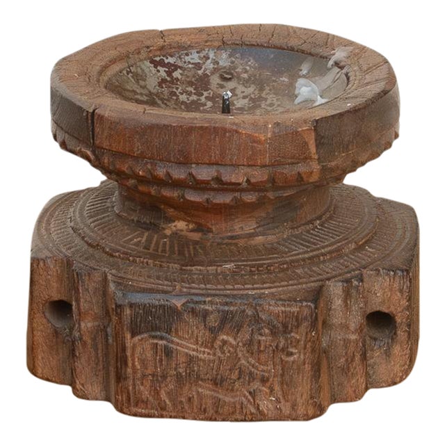 Antique Wood Harvest Indian Seeder For Sale