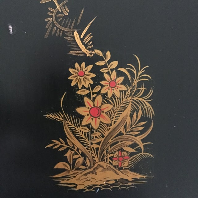 Vintage Chinoiserie Style Side Table For Sale - Image 9 of 11