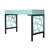 Tiffany Writing Desk - Turquoise For Sale In West Palm - Image 6 of 9