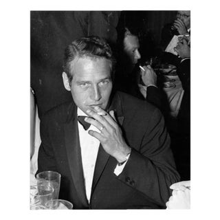Paul Newman, Mid-20th Century, Black and White Fibre Print For Sale