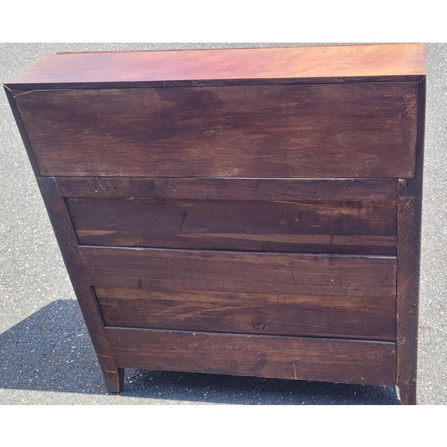 Circa 1850 American Federal Fall Front DRSK For Sale - Image 4 of 18