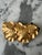 Mid 20th Century Jade & Goldtone Ginko Leaf Brooch For Sale - Image 5 of 5