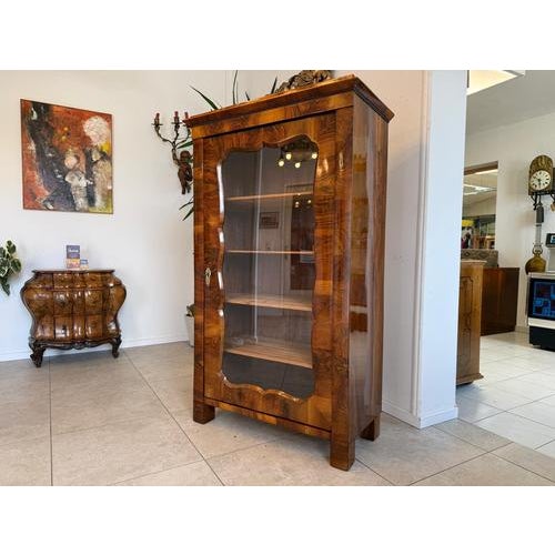 Contemporary Antique Late Biedermeier Display Cabinet For Sale - Image 3 of 18
