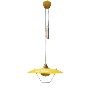 Saliscendi Counterweight Pendant Lamp, Italy, 1950s For Sale