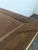Brown Louis XVI Style Flat Desk in Cherrywood and Leather For Sale - Image 8 of 10