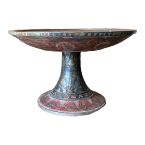 19th Century Balinese Offering Tray / Bowl 'Dulang' With Floral Motif