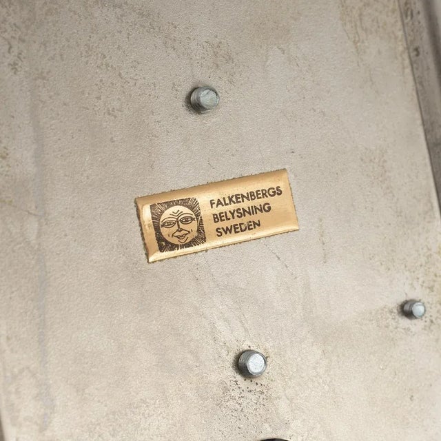 Bandet Wall Lamps by Peter Celsing for Falkenbergs Belysning, 1960s, Set of 2 For Sale - Image 4 of 5