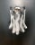 2020s Pair of Italian Murano Wall Lights, Mazzega – 6 White Lattimo Glass Petals For Sale - Image 5 of 10