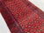 Islamic Vintage Afghan Baluchi Hand-Knotted Wool Rug – Red Geometric Tribal Pattern, Soft Pile Rug For Sale - Image 3 of 11