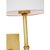Modern Suzanne Kasler for Visual Comfort Signature Camille 16" Sconce in Hand-Rubbed Antique Brass with Linen Shade For Sale - Image 3 of 9