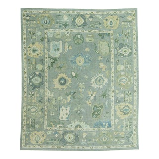 Turkish Oushak Rug 12' x 14'6" #19008 For Sale