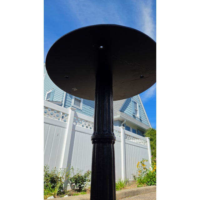 Metal Late 20th Century Neoclassical Revival Cast-Iron Tripod Table Base For Sale - Image 7 of 17