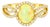 Mid 20th Century 14k Yellow Gold Ethiopian Opal Diamond Filigree Cocktail Ring Estate, Size 7.5 For Sale