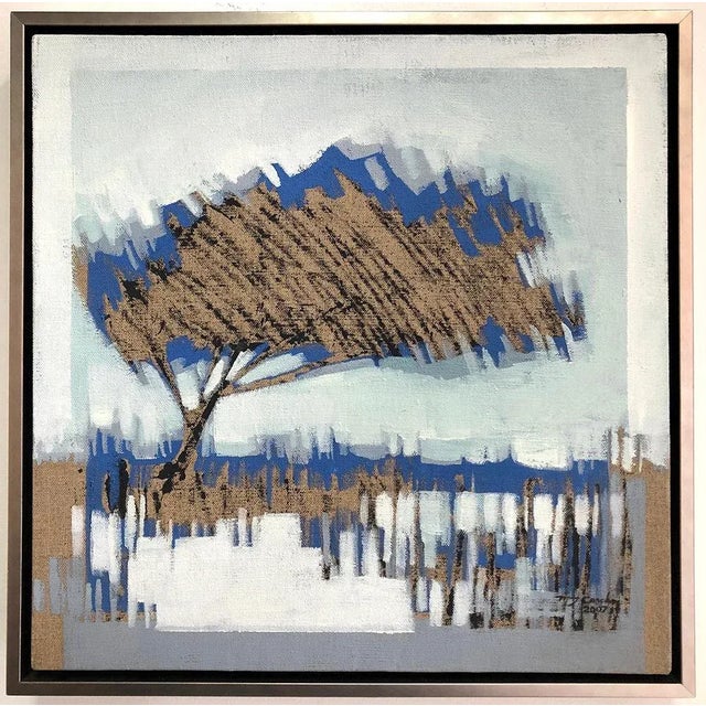 Tree, Arbol V, Abstract Landscape Painting, Contemporary Framed, Oil on Linen, 2007 For Sale - Image 6 of 6