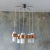 Mid-Century Scandinavian Copper and Opaline Glass Ceiling Lamp For Sale - Image 13 of 13