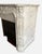 Louis XV Style Fireplace in White Carrara Marble, 1800s For Sale - Image 6 of 8