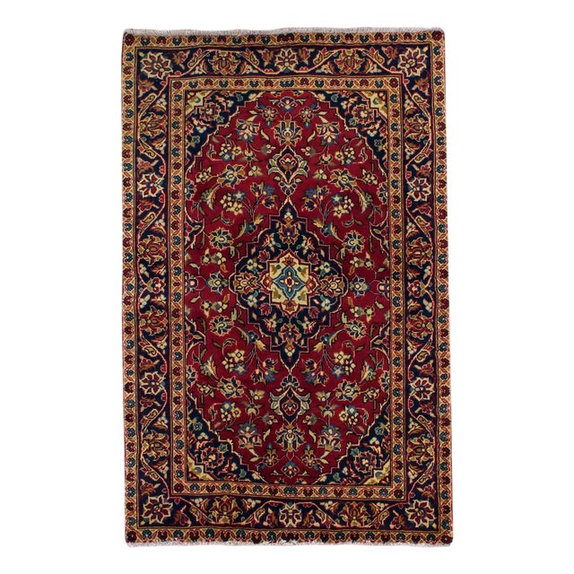 Middle Eastern Rug in Wool For Sale