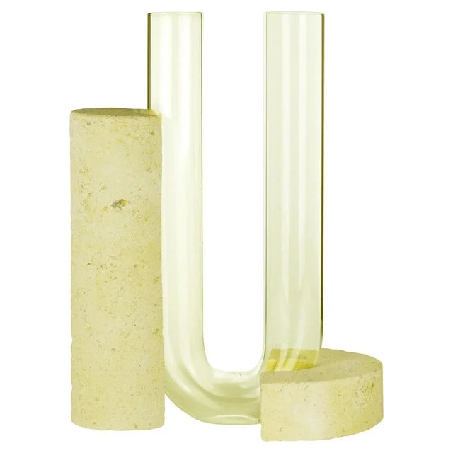 Yellow-Yellow Cochlea Della Consapevolezza Soils Edition Vase by Coki Barbieri For Sale - Image 6 of 6