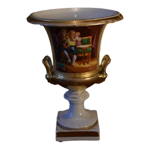 19th Century Old Paris Porcelain Vase of Typical Urn Form