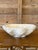 Vintage American Glazed Pottery Large White Clamshell Centerpiece Bowl For Sale - Image 12 of 12