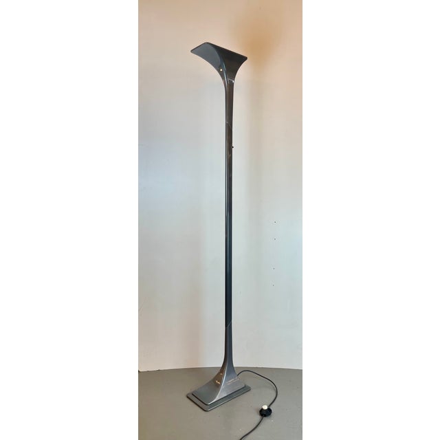 Gray Solaris Floor Lamp by Luciano Cesaro for Tre Ci Luce, Italy, 1980s For Sale - Image 8 of 18