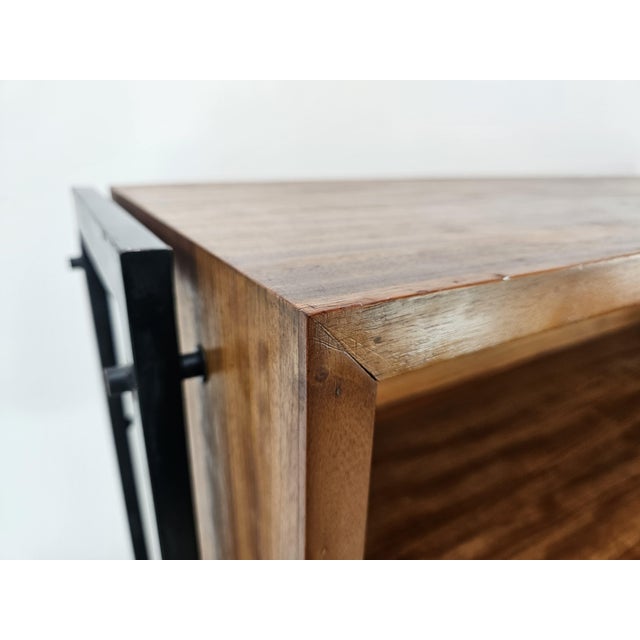 Teak Sideboard with Iron Structure, 1960 For Sale - Image 4 of 18