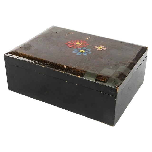 Japanese Lacquerware Box, 1920s For Sale