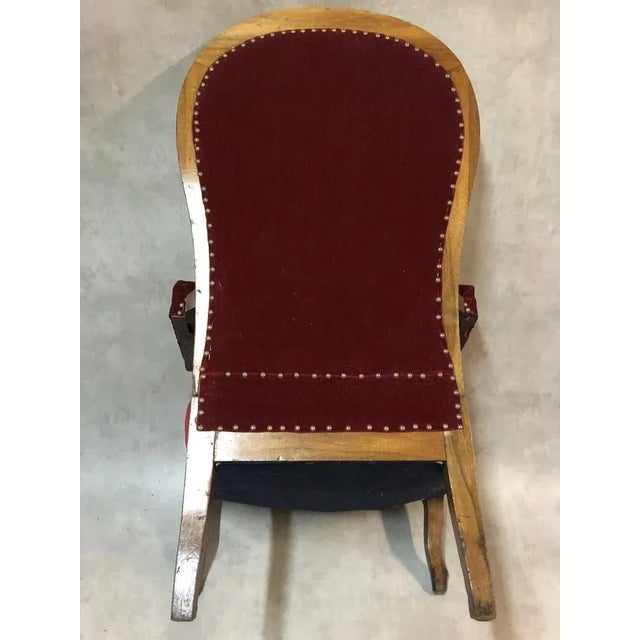 Antique Lounge Chair For Sale - Image 5 of 9