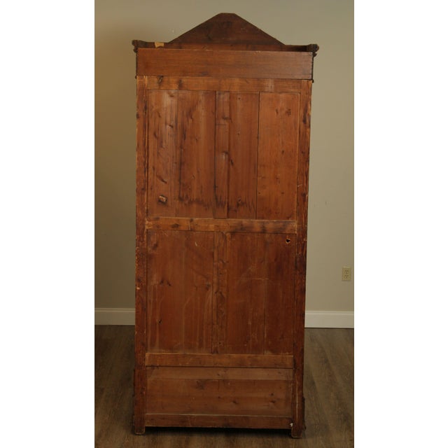 Antique Faux Bamboo Tall Armoire Cabinet Chairish