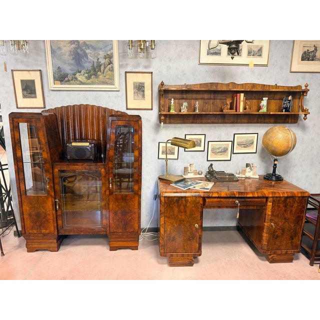 A truly spectacular example of high-end Art Deco craftsmanship from the 1930s. This architectural statement piece is...