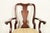 Henkel Harris Queen Anne Solid Mahogany Armchairs, Pair For Sale In South Bend - Image 6 of 16