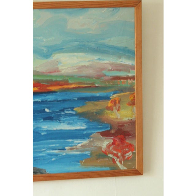 Carl Erik Andersson, Landscape, 1960s, Oil on Canvas, Framed For Sale - Image 4 of 9