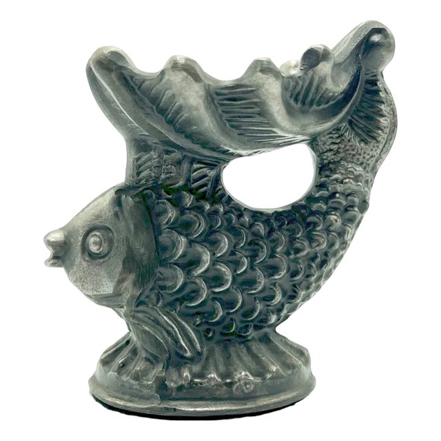 Vintage Fish Tin Ashtray, 1960s For Sale