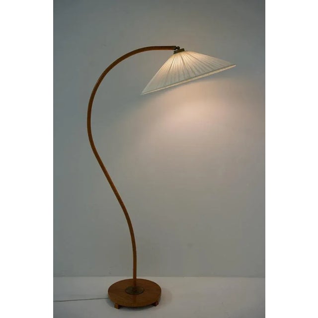 Brown Swedish Modern Floor Lamp, 1930s For Sale - Image 8 of 9