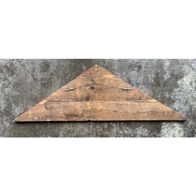 Wood French Carved Wood Pinapple Wall Pediment For Sale - Image 7 of 11