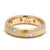 Early 21st Century Tiffany & Co .14ctw Diamond Scattered Band Ring, 18k Yellow Gold, Platinum, Size 3 For Sale - Image 5 of 6