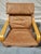 1960s Pair of Mid-Century Modern Italian Leather Sling Lounge Chairs For Sale - Image 4 of 7
