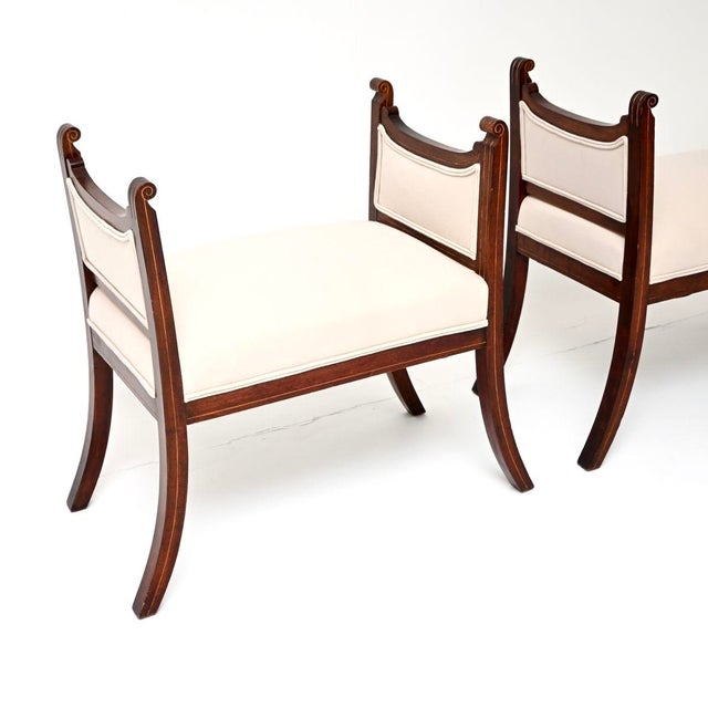 Antique Swedish Stools, 1900, Set of 2 For Sale - Image 4 of 11