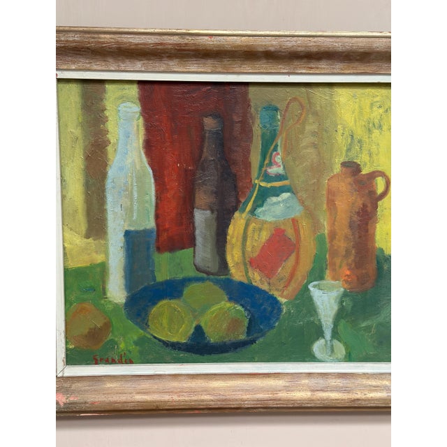 Svän Grandin, Nature Morte, 1960s, Oil on Panel, Framed For Sale - Image 10 of 18