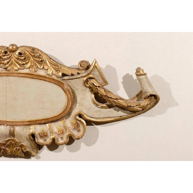 18th Century Italian 18th Century Wall Decoration With Foliage Motifs and Scrolls For Sale - Image 5 of 10