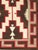 A rare and striking Navajo Rug early 20th-century Navajo weaving, Crystal-style For Sale - Image 15 of 16