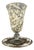 Vintage Crystal Vase and Tray Set from Baccarat, 1930s, Set of 2 For Sale