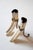 Metal Rustic Pair of 19th Century Game Animal Horns Mounted on Scrolling Metal Stands For Sale - Image 7 of 7