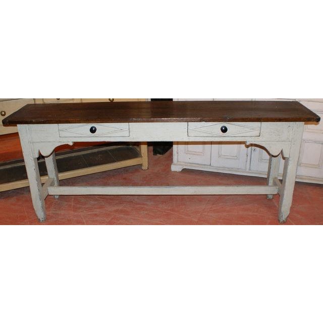 French Painted Server, 1880s For Sale - Image 3 of 3