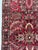 Red Botanical Vintage Persian Sarouk Runner Scarlet, Grey Rug 2.10 x 9.10 For Sale - Image 8 of 9