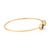 Metal 3.08 Carat Blue Sapphire Open Cuff Bangle Bracelet in 14k Yellow Gold For Sale - Image 7 of 16