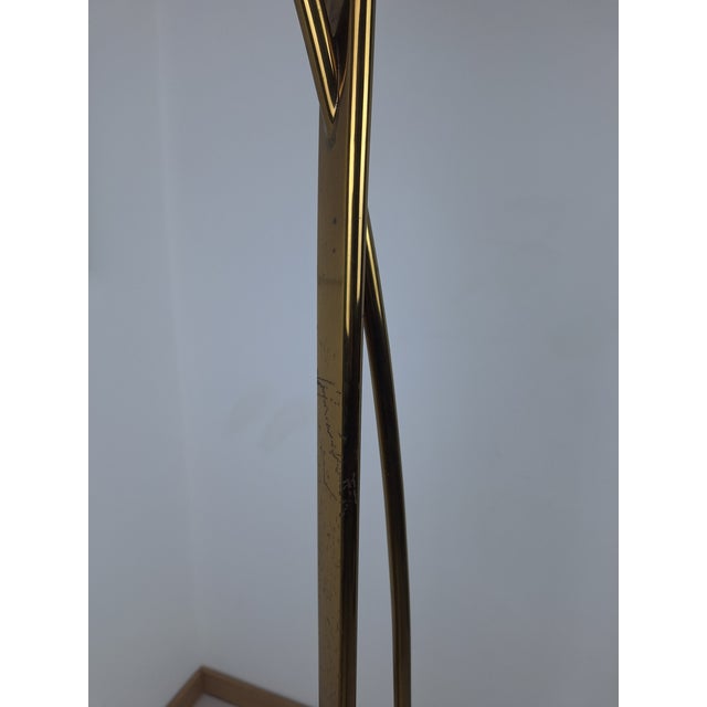 Model 1819 Floor Lamp in Brass and Opaline Glass by Max Ingrand for Fontana Arte, 1950s For Sale - Image 9 of 13