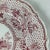 Red English Ralph Stevenson ‘Windsor Castle’ Red Transferware Dinner Plates, Set/4 For Sale - Image 8 of 12